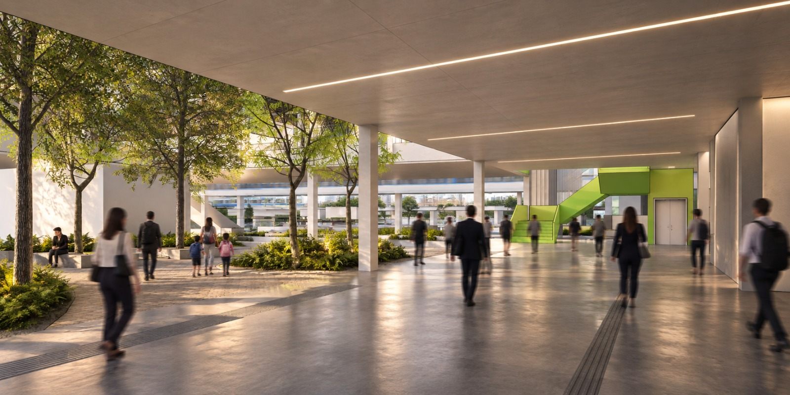 Multifuncional Eixo Oratório — A praça e o percurso (1/2)
